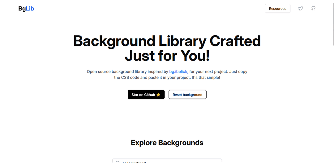 BgLib - Background Library 